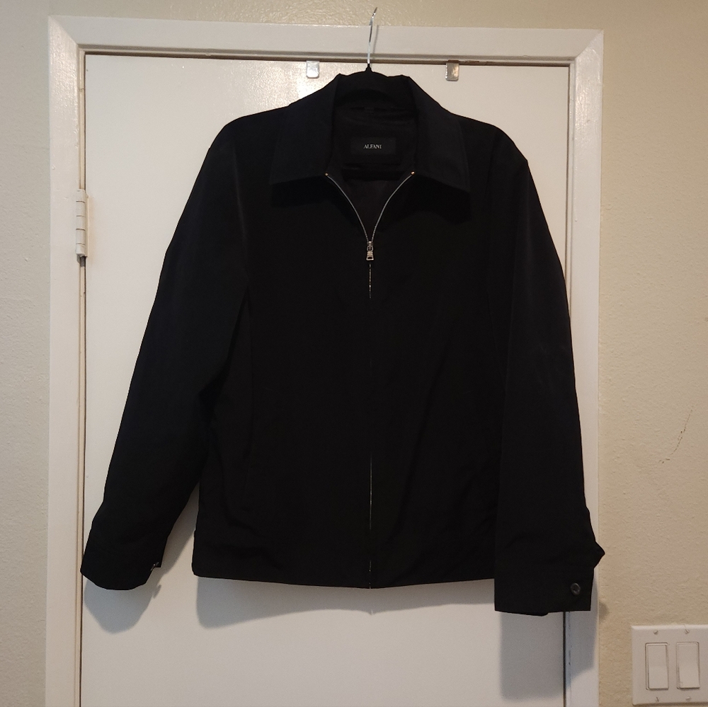 Alfani Men's Black Lightweight Jacket